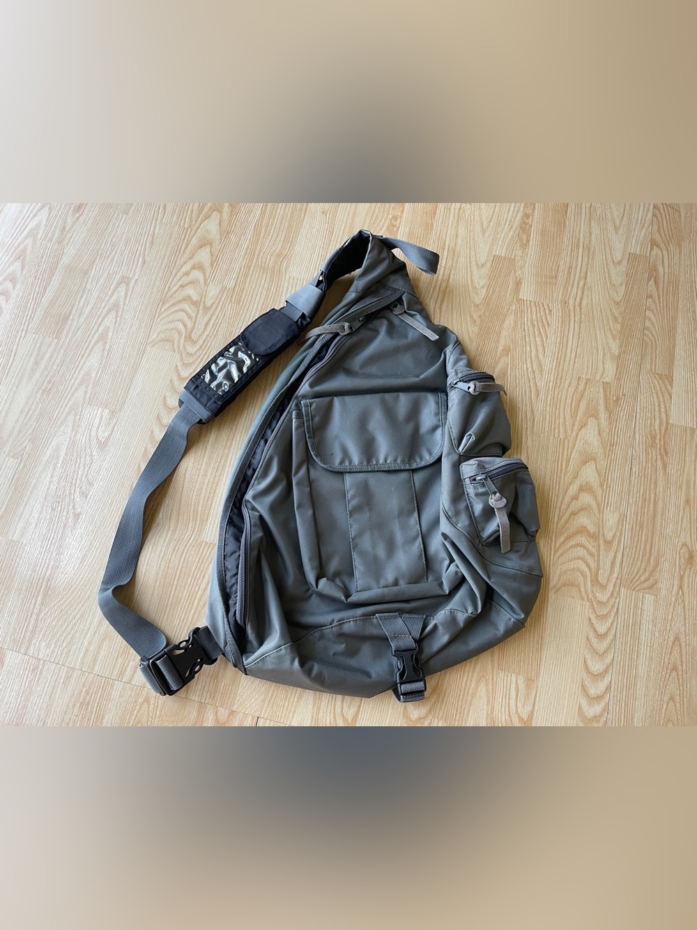 Vintage GAP Gray Sling Backpack Crossbody Bag